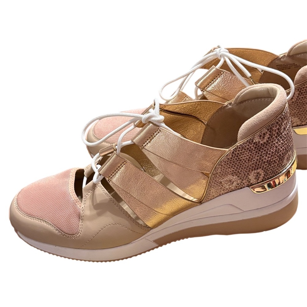 Michael Kors Gold and Pink Women's Sneakers. New. Never worn